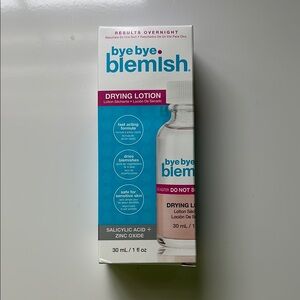 NWT Bye Bye Blemish Drying Lotion with sulfur, salicylic acid + zinc oxide 30mL